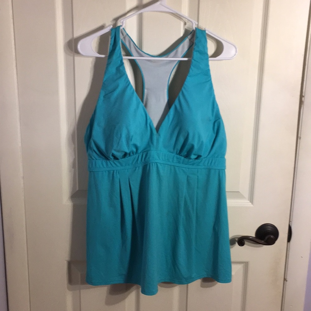 Lands End racerback swim top